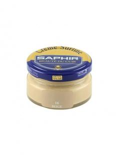 Крем Saphir для обуви увлажняющий Creme Surfine 50 мл., Бежевый фото 44598