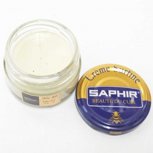 Крем Saphir для обуви увлажняющий Creme Surfine 50 мл., Дымчатый фото 44619