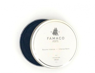 Паста темно-синяя для блеска обуви Famaco Baume Intense, 100 ml фото 48166