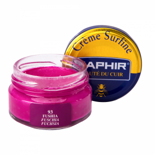 Крем Saphir для обуви увлажняющий Creme Surfine 50 мл., Фуксия фото 43737