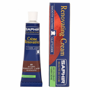 Жидкая кожа Saphir Creme Renovatrice 25 мл., Красное дерево фото 44800