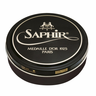 Паста-крем Saphir Medaille D'or для обуви Pate De Luxe 100 мл., Темно-коричневая фото 44674
