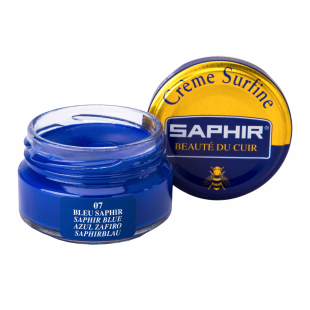 Увлажняющий крем для обуви Saphir Creme Surfine 50 мл., Сапфировый фото 43726