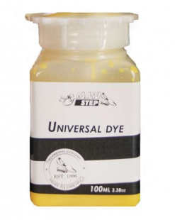 Краска для кожи желтая MAVI STEP Universal Dye, 100 мл фото 50106