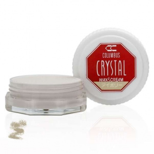 Воск для обуви цвета слоновая кость Columbus Crystal Wax&Cream, 35 ml фото 46545