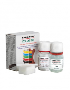 Краска Tarrago для гладкой кожи SELF SHINE COLOR DYE double 25мл.+25мл., Голубая фото 44427