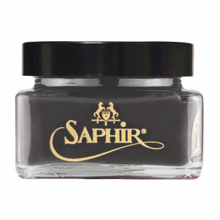 Крем Saphir Medaille для обуви Shoe Polish Pommadier 75 мл., Серый фото 42183