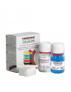 Краска Tarrago для гладкой кожи SELF SHINE COLOR DYE double 25мл.+25мл., Электрик фото 44437
