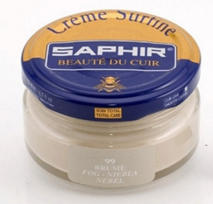 Крем Saphir для обуви увлажняющий Creme Surfine 50 мл., Туман фото 44774