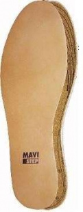 Кожаные стельки MAVI STEP Leather Cork, 35-46 р. фото 45056