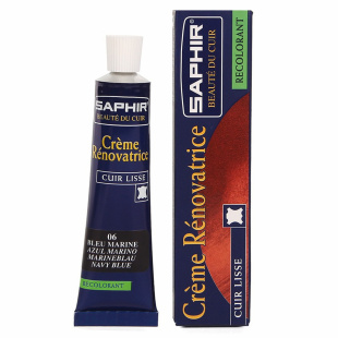 Жидкая кожа Saphir Creme Renovatrice 25 мл., Темно-синяя фото 44788