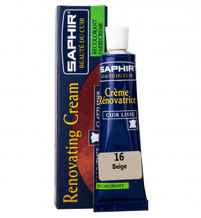 Жидкая кожа Saphir Creme Renovatrice 25 мл., Бежевая фото 44855