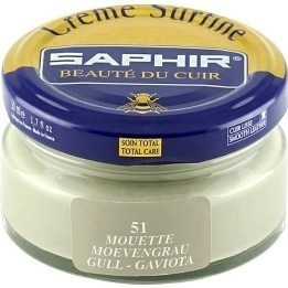 Крем Saphir для обуви увлажняющий Creme Surfine 50 мл., Чайка фото 44778