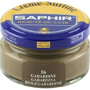 Крем Saphir для обуви увлажняющий Creme Surfine 50 мл., Антрацитовый фото 44736