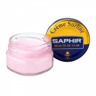 Крем Saphir для обуви увлажняющий Creme Surfine 50 мл., Бледно-розовый фото 43730