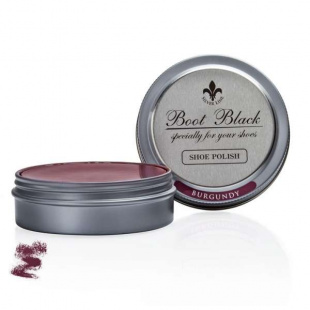 Паста насыщенно-сливовая для полировки обуви Boot Black Shoe Polish фото 46988