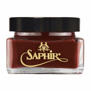 Крем Saphir Medaille для обуви Shoe Polish Pommadier 75 мл., Кпасное дерево фото 42180