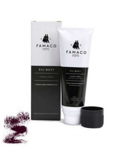 Крем-блеск темно бордовый для гладкой кожи Famaco Sil'best, 75 мл фото 47969