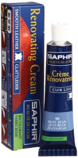 Жидкая кожа Saphir Creme Renovatrice 25 мл., Джинс фото 44810