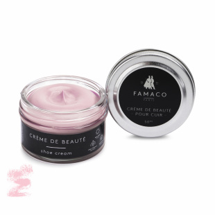 Крем для обуви светло-розово-сиреневый Famaco Creme De Beaute, 50 мл фото 47708