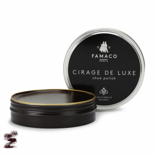 Паста для обуви темно-коричневая Famaco Cirage De Luxe, 100 мл фото 48153