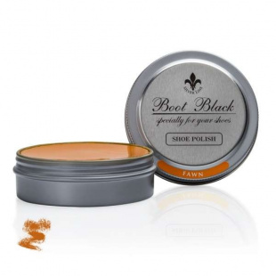 Паста рыжевато-коричневая для полировки обуви Boot Black Shoe Polish фото 46990