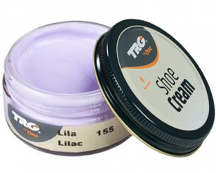 Крем цвета сирень для обуви из гладкой кожи Trg Shoe Cream, 50 мл фото 48929