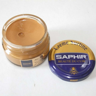 Крем Saphir для обуви увлажняющий Creme Surfine 50 мл., Натуральный фото 44643