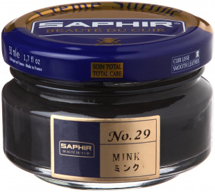 Крем Saphir для обуви увлажняющий Creme Surfine 50 мл., Норка фото 44644