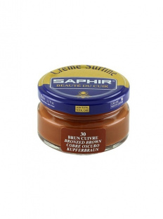 Крем Saphir для обуви увлажняющий Creme Surfine 50 мл., Медный фото 44642