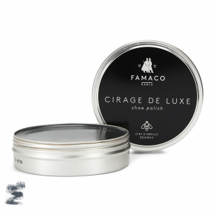Паста для обуви темно-серая Famaco Cirage De Luxe, 100 мл фото 48155