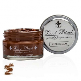Крем для обуви цвета темная сепия Boot Black Shoe Cream, 55 мл фото 46717