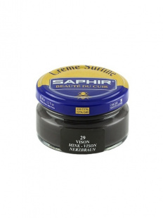 Крем Saphir для обуви увлажняющий Creme Surfine 50 мл., Норка фото 44645