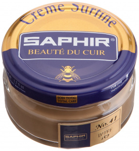 Крем Saphir для обуви увлажняющий Creme Surfine 50 мл., Замша фото 44622