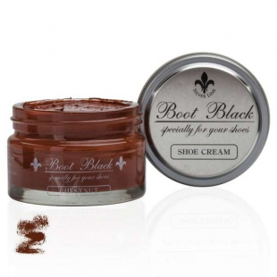 Крем для обуви каштановый Boot Black Shoe Cream, 55 мл фото 46702