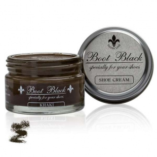 Крем для обуви цвета хаки Boot Black Shoe Cream, 55 мл фото 46718