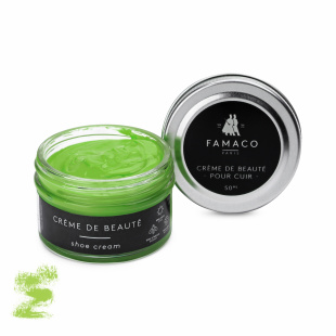 Крем для обуви салатовый Famaco Creme De Beaute, 50 мл фото 47693