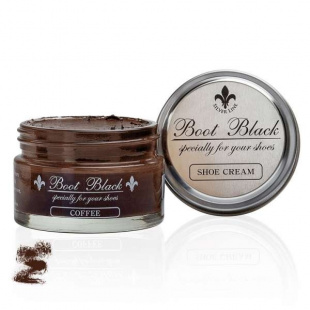 Крем для обуви цвета кофейный Boot Black Shoe Cream, 55 мл фото 46714