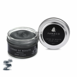 Крем для обуви антрацит Famaco Creme De Beaute, 50 мл фото 47646
