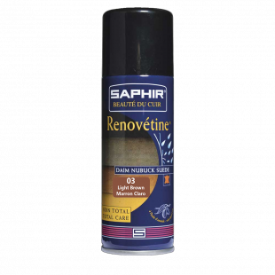 Аэрозоль - краситель Saphir для замши Renovetine 200 мл., Светло-коричневый фото 44843