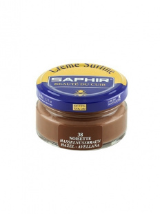 Крем Saphir для обуви увлажняющий Creme Surfine 50 мл., Ореховый фото 44647