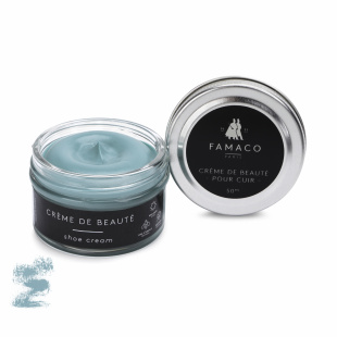 Крем для обуви темно-голубой Famaco Creme De Beaute, 50 мл фото 47726