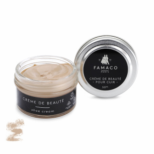 Крем для обуви розовато-бежевый Famaco Creme De Beaute, 50 мл фото 47688