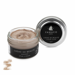 Крем для обуви телесно-бежевый Famaco Creme De Beaute, 50 мл фото 47721