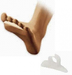 Вкладыш гелевый под переднюю часть стопы и пальцы ног MAVI STEP Support