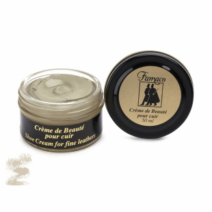 Крем для обуви серо-белый Famaco Creme De Beaute, 50 мл фото 47712