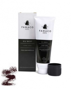 Крем-блеск темно-коричневый для гладкой кожи Famaco Sil'best, 75 мл фото 47974