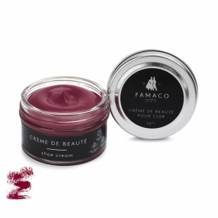 Крем для обуви красный Famaco Creme De Beaute, 50 мл фото 47677