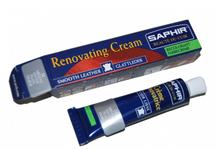 Жидкая кожа Saphir Creme Renovatrice 25 мл., Серебряная фото 44710