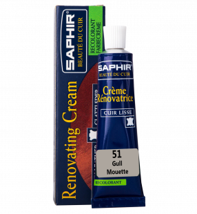 Жидкая кожа Saphir Creme Renovatrice 25 мл., Чайка фото 44896